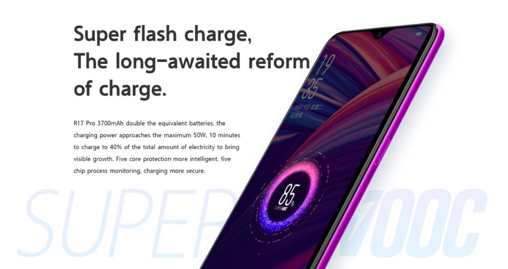 Sforum - Trang thông tin công nghệ mới nhất 1-15 Oppo R17 Pro chỉ mất 10 phút để sạc 40% nhờ công nghệ Super VOOC 
